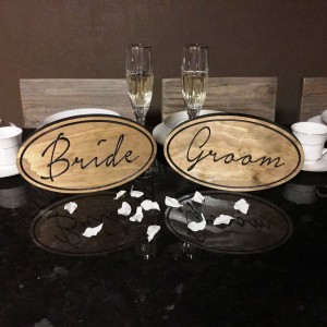 Wooden Rustic Wedding Signs