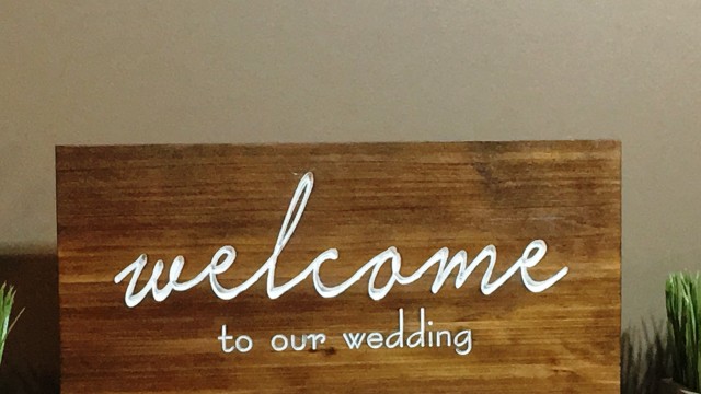 Rustic Wedding Signs