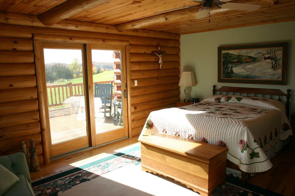 Natural light in a bedroom