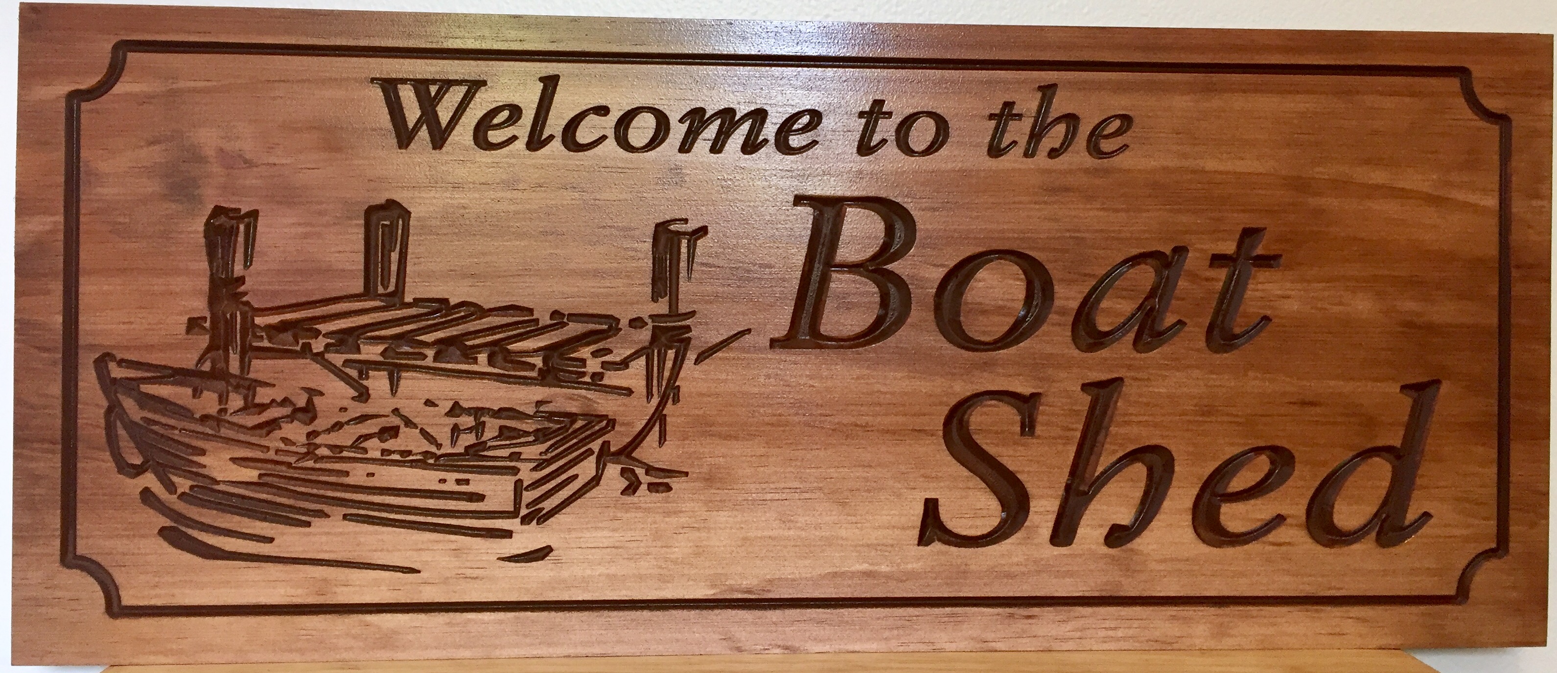 Row Boat and Boat Dock