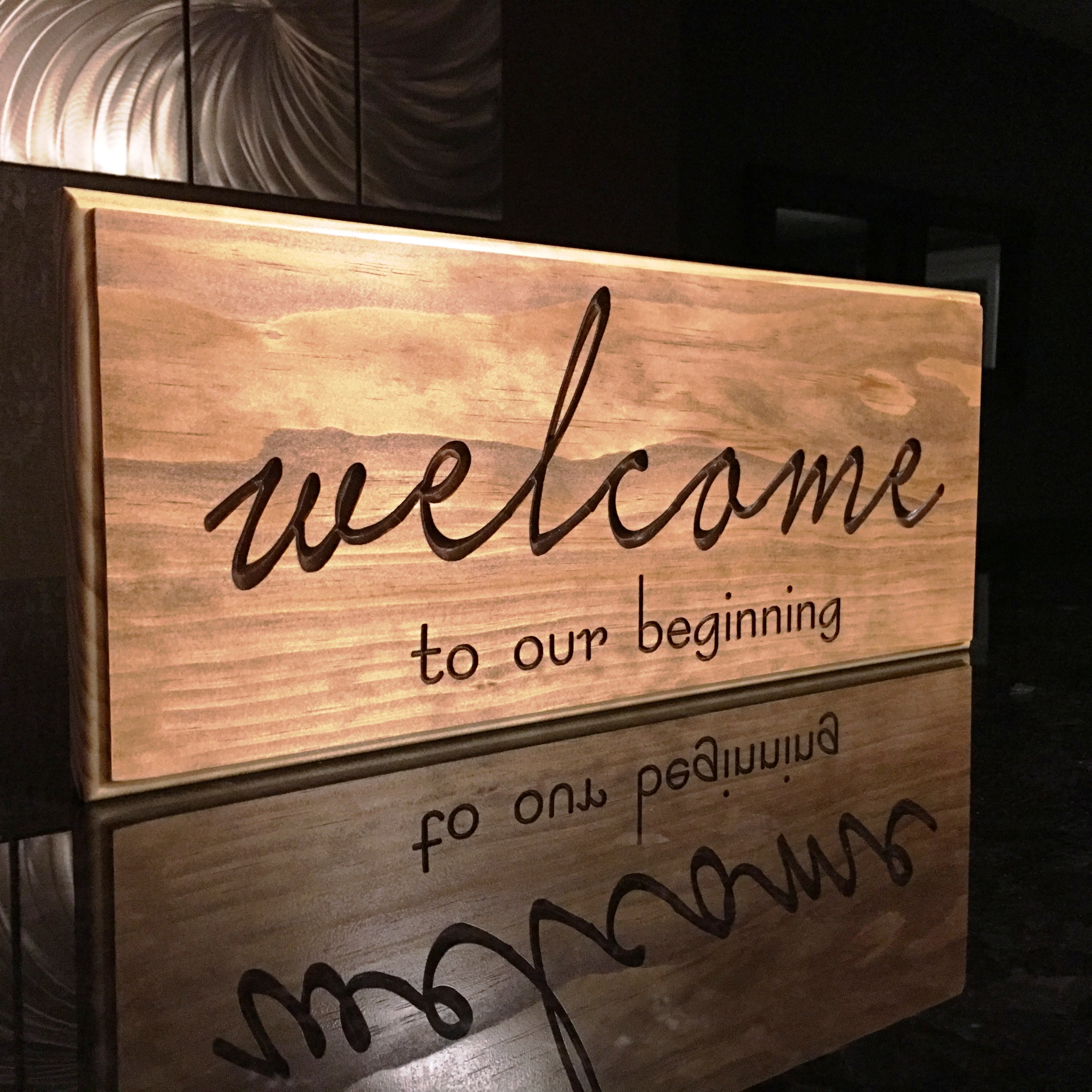 Welcome To Our Beginning Sign Hobby Lobby - kkctqyv