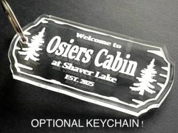 Add A Matching Clear Acrylic Keychain