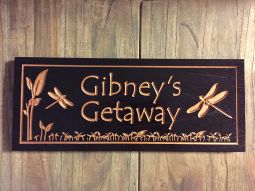 Dragonfly Sign Personalized